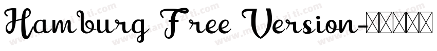 Hamburg Free Version字体转换